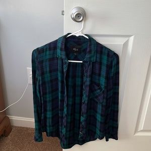 Rails flannel “hunter” top